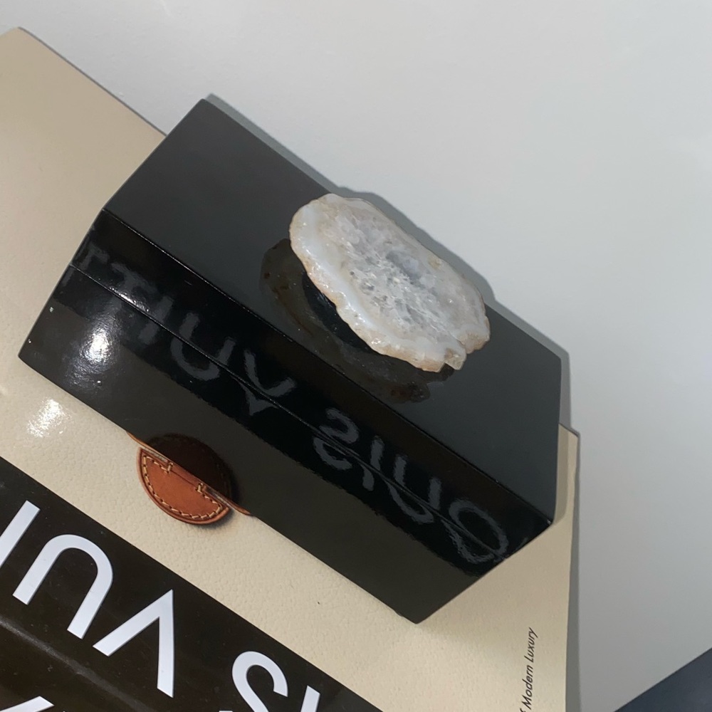 H&M Home Agate Stone Decorative Storage Box